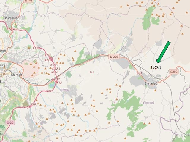 ANKARA ELMADAĞ YENİMAHALLEDE YATIRIMLIK 15643 m2 TEK TAPU ARAZİ