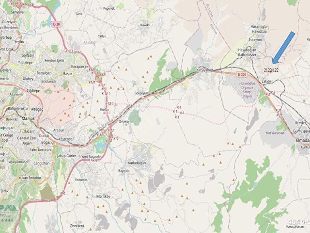ANKARA ELMADAĞ YENİMAHALLEDE YATIRIMLIK 16.566 m2 TEK TAPU ARAZİ