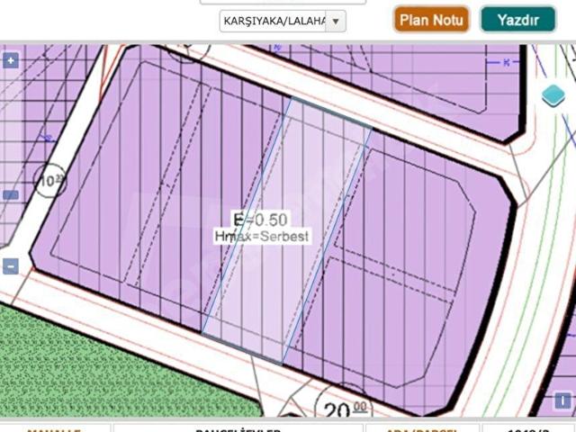 ANKARA MAMAK LALAHANDA SANAYİ İMARLI SATILIK 5269m ARSA