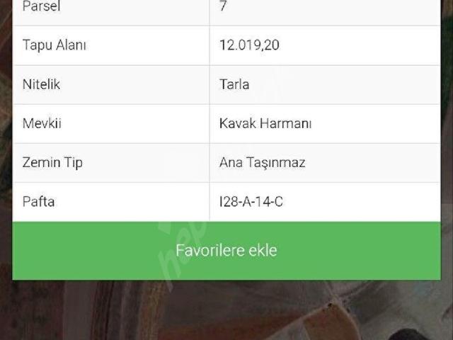 Ankara Polatlı Güreş de 676 m2 Hisseli Tapulu Tarla
