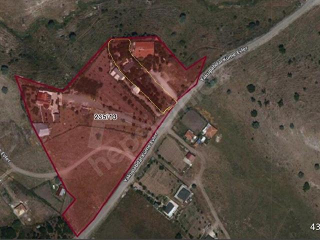 ÇANKAYAYAKUBABDAL KARAPINAR MEVKİ905 M İMARSIZ TARLA VE 95 M2 EŞYALI EV