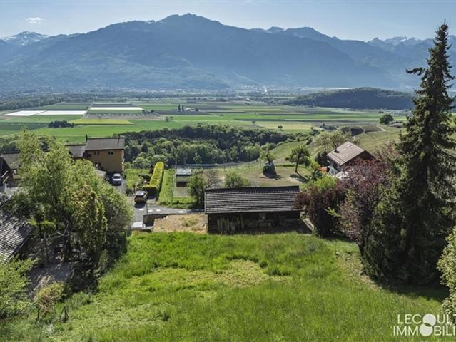 Antagne / Ollon – Baugrundstück von 893 m² mit Autounterstand