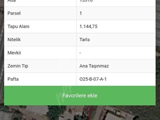 ANTALYA AKSU ÇAMKÖY'DE YATIRIMLIK SATILIK TARLA!