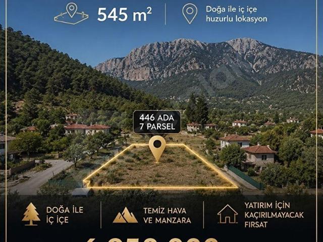 Antalya Döşemealtı Yeniköy'de 545 m2 Müstakil Villa Parseli