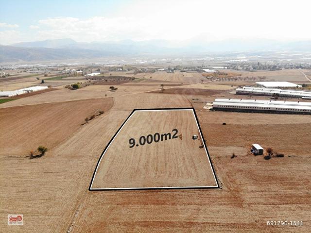 ANTALYA ELMALI GÖKPINAR MAHALLE MERKEZİNE 100M MESAFEDE 9.000m2 SATILIK TARLA