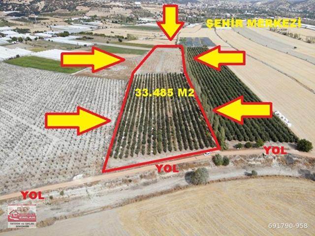 ANTALYA ELMALI KARYAĞDI MAH. 33.485m2 SATILIK TARLA VE BAHÇE
