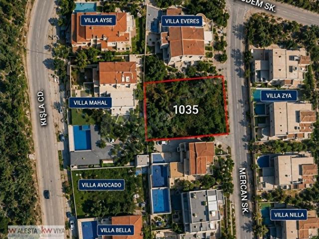 ANTALYA KAŞ KALKAN KIŞLA'DA DENİZE 80 METRE SATILIK ARSA