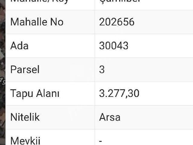 ANTALYA KEPEZ ÇAMLIBEL MAHALLESİNDE SATILIK 276 M2 HİSELİ ARSA