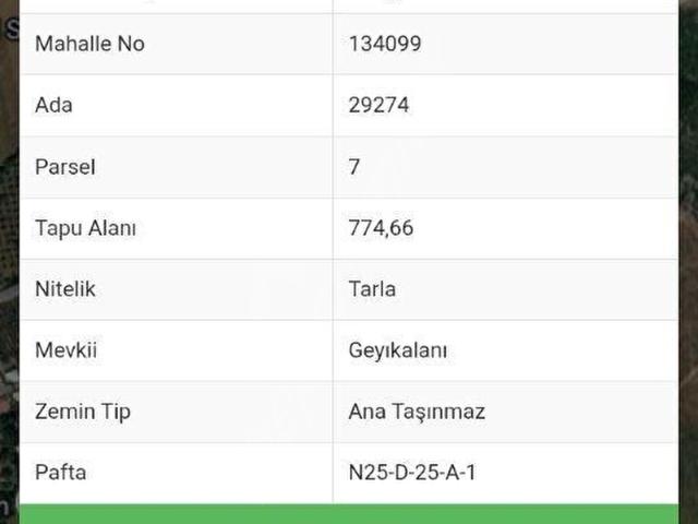 Antalya kepez kirişçiler köyünde tarla