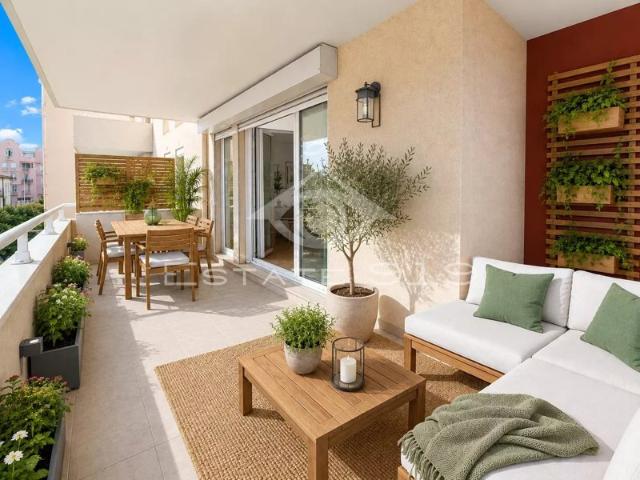 Antibes Centre – Superbe 3 Pièces lumineux avec terrasse de 20 m² au calme