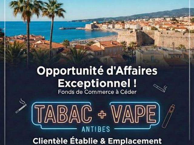 Antibes commerce tabac FDJ vape 85 m²