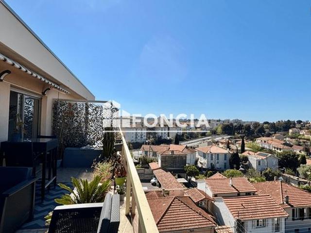Antibes dernier etage 2 pieces vue degagee
