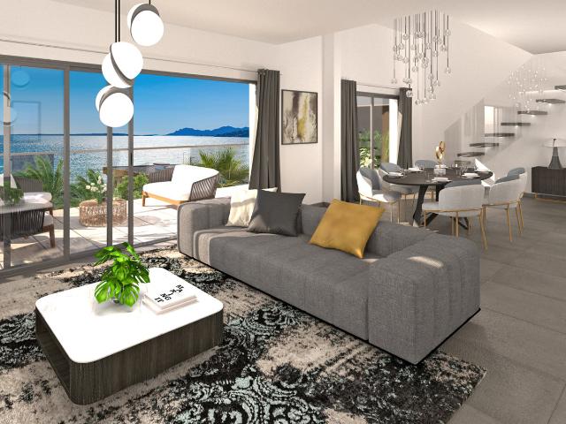 Antibes Juan les Pins intimiste avec accès direct à la plage 3 pièces, 60 m²