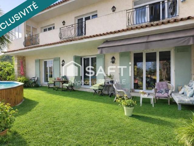 ANTIBES – Propriété de caractère de 250 m² sur terrain de 1 850 m² – Calme absolu – Fort potentiel
