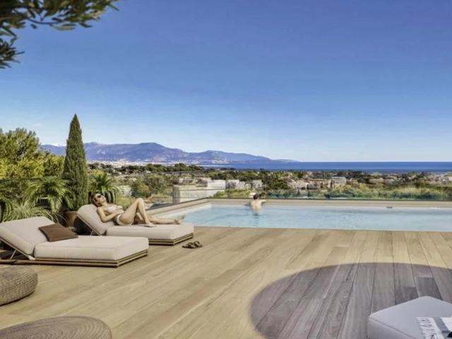 ANTIBES Prôvence Alpes Côte d'azur vente appartement 2 pièces neuf 2ème étage Piscine