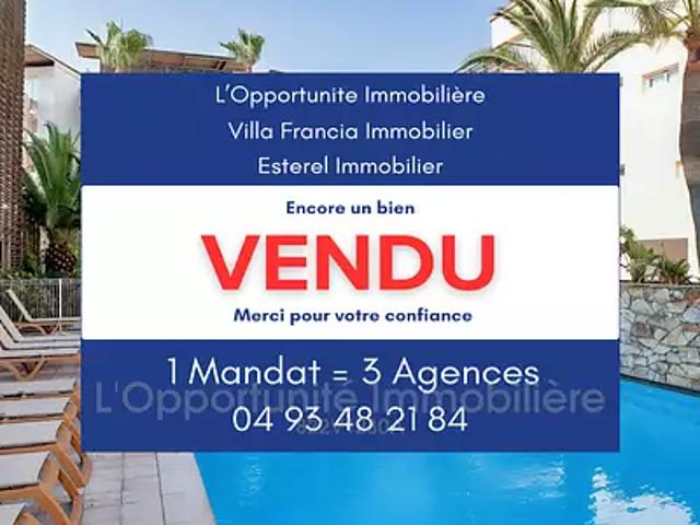 Antibes 06600 Achat / Vente appartement 3 pièces t3 piscine terrasse