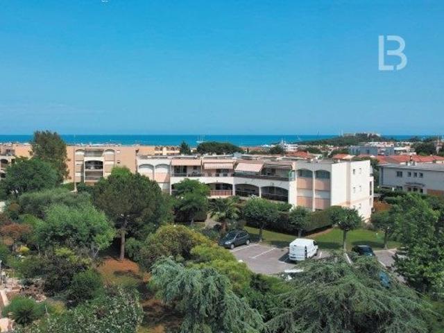 Antibes, 3 pièces en Dernier Etage, Terrasse et Vue Mer 63m² Antibes
