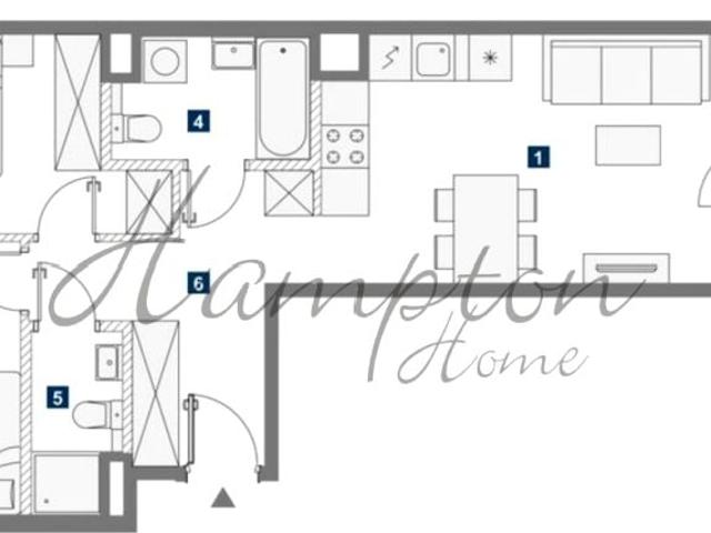Antoniewska 58,60 m², Warszawa