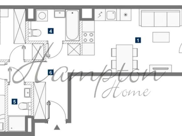 Antoniewska 58,60 m², Warszawa
