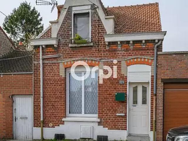 Anzin 59410 Achat / Vente maison 4 pièces t4 jardin cave