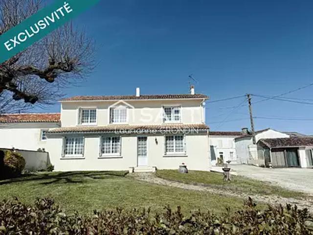 Asnières la Giraud 17400 Achat / Vente maison 6 pièces t6