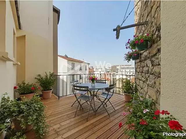 Asnières sur Seine 92600 Achat / Vente appartement 2 pièces t2 terrasse