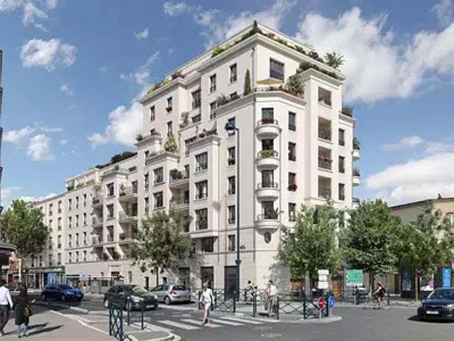 Asnières sur Seine 92600 Programme neuf appartement neuf à vendre t3 BBC Pinel