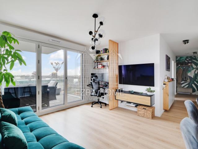 ASNIERES SUR SEINES 3 PIECES 2 CHAMBRES RESIDENCE PANO