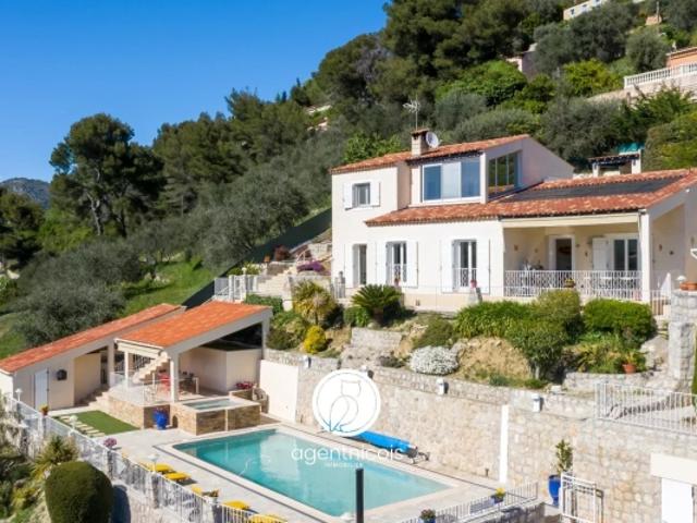 ASPREMONT / DÉBUT DE COLLINE – VILLA 4 PIÈCES / VUE PANORAMIQUE / PISCINE CHAUFFÉE / PRESTATIONS HAUT DE GAMME