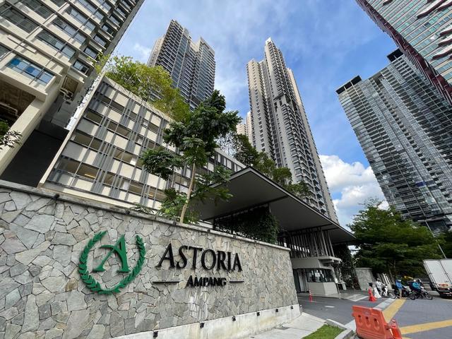 Astoria Ampang Furnished Corner Unit 4R3B Facing TRX KLCC