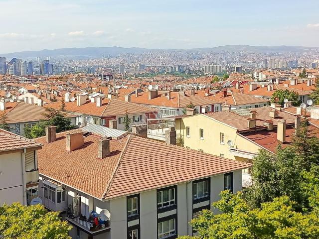 Asyapıdan 3+1 120m2 Ankara Manzaralı Full Yapılı Süper Lüx Kombili