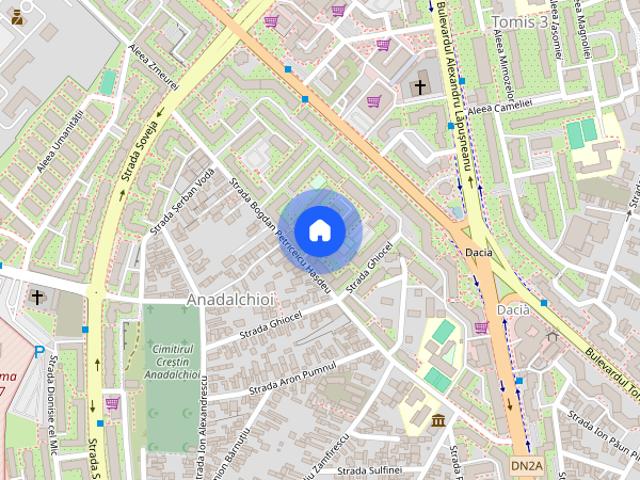 Ap 2 cam decomandat Dacia Hasdeu de inchiriat