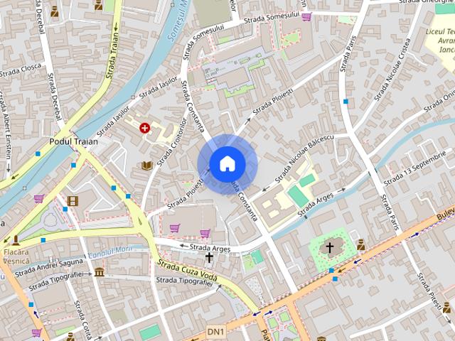Ap 3 cam decomandate, 2 bai, 3 balcoane, 90 mp, Central, NTT Data!