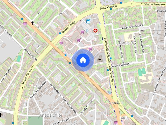 Apartment 3 camere Tomis Nord Brotacei