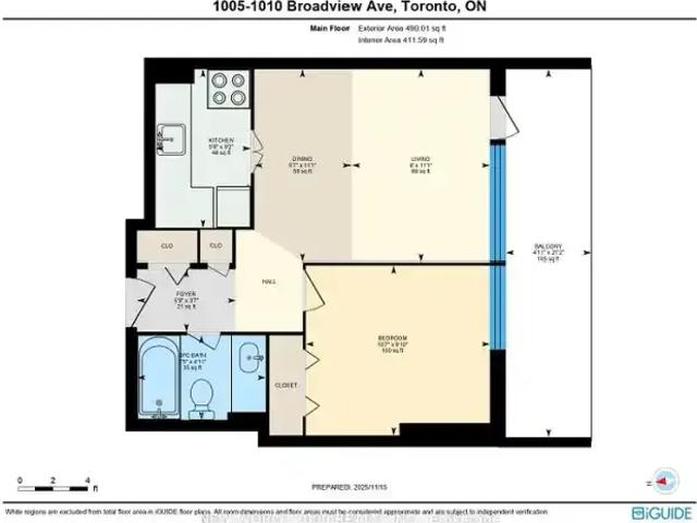 Apartment 1 Bedroom For Rent Toronto ON 1800 ES103091400