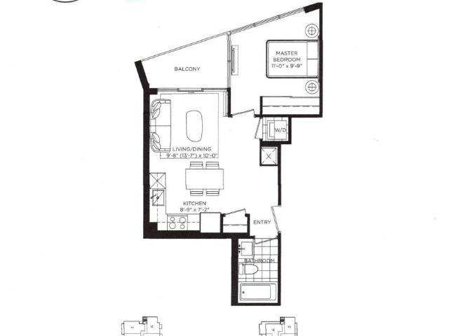 apartment at 1003 4010 EGLINTON AVENUE W, Toronto, Ontario, M9A0G5