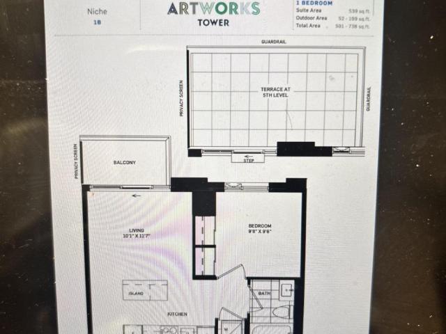 apartment at 1007 – 130 RIVER STREET