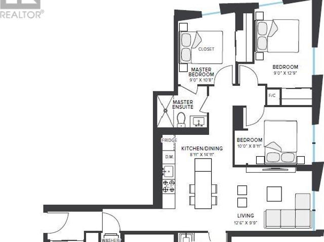 apartment at 1008 181 MILL STREET, Toronto, Ontario, M5A1C8