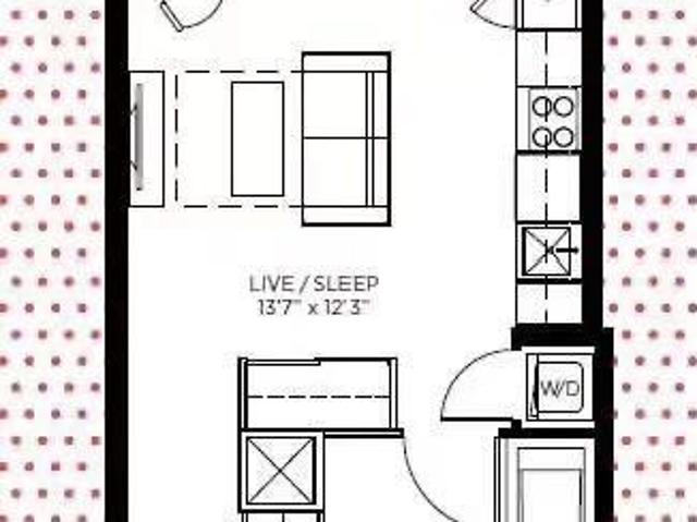 apartment at 1402 101 PETER STREET, Toronto, Ontario, M5V0G5