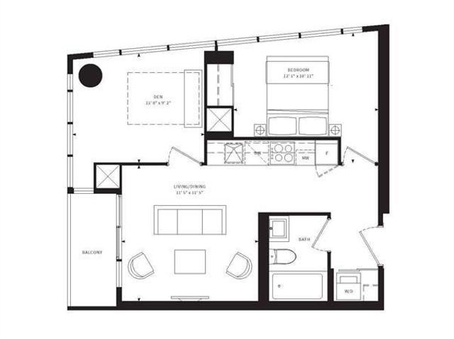 apartment at 19 WESTERN BATTERY Road Unit# 2117, Toronto, Ontario, M6K0E3