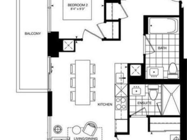 apartment at 2502 395 BLOOR STREET E, Toronto, Ontario, M4W1H7