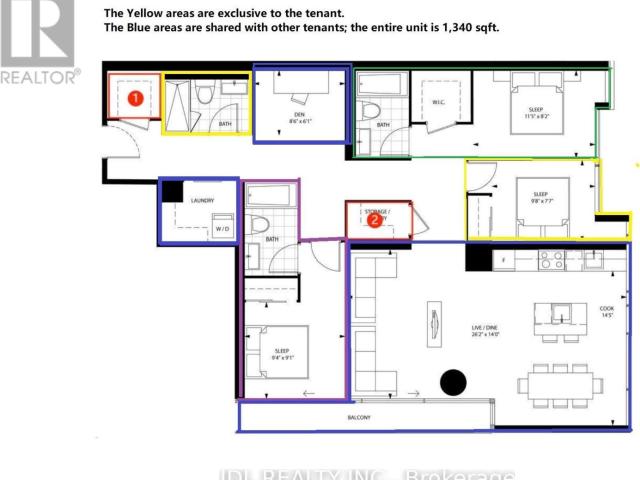 apartment at 308 BR3 57 ST JOSEPH STREET, Toronto, Ontario, M5S0C5