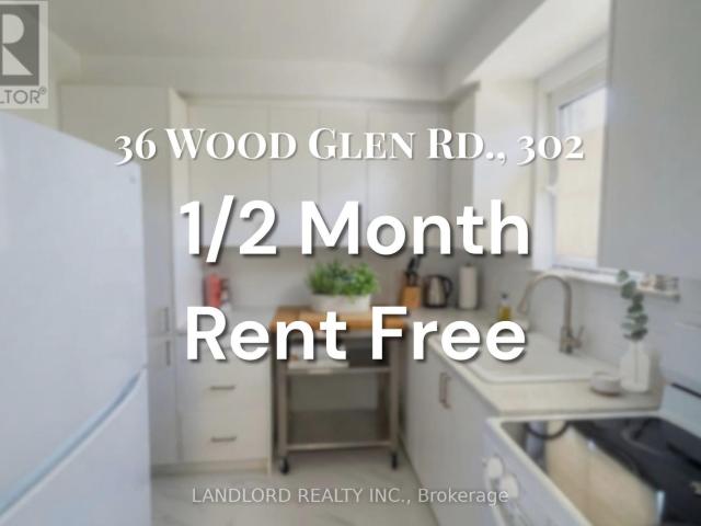 apartment at 302 36 WOOD GLEN ROAD, Toronto, Ontario, M1N2V9