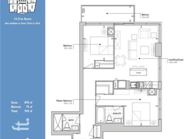apartment at 3115 – 386 YONGE STREET