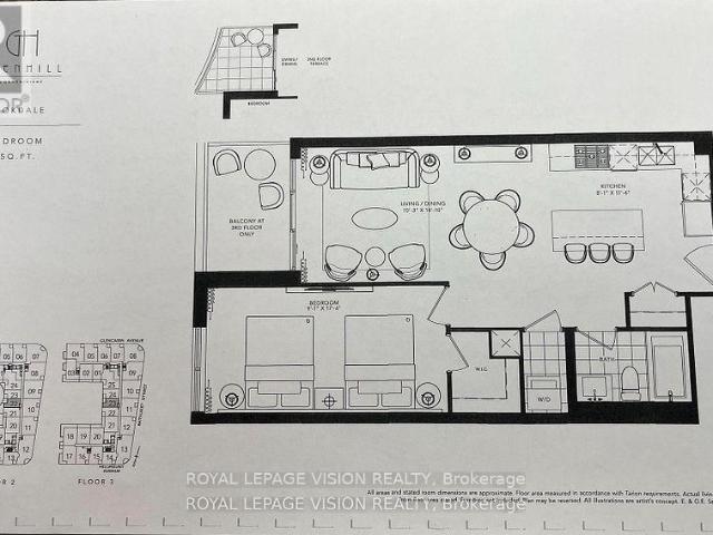apartment at 328 505 GLENCAIRN AVENUE, Toronto, Ontario, M6B0B2