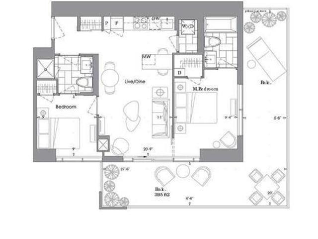 apartment at 4303 7 GRENVILLE STREET, Toronto, Ontario, M4Y0E9