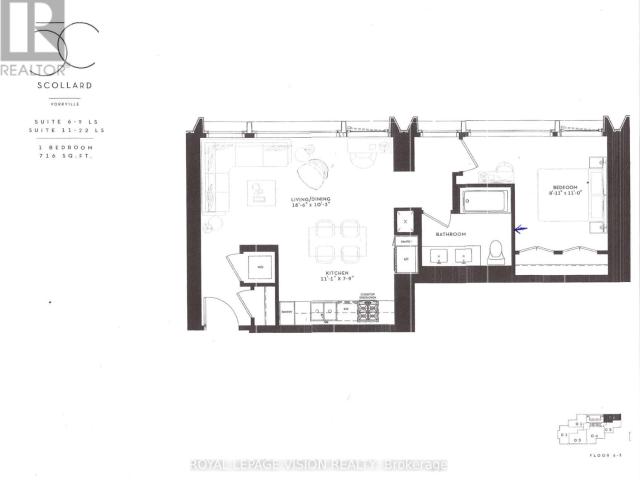 apartment at 606 – 1315 BAY STREET