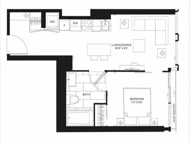 apartment at 606 – 28 WELLESLEY STREET E