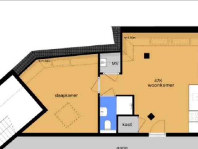 apartment at Geversstraat, 2341GA Oegstgeest, Netherlands