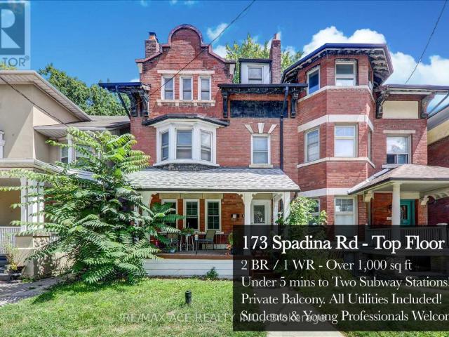 apartment at FLOOR 3 173 SPADINA ROAD, Toronto, Ontario, M5R2T9